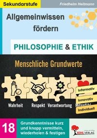 Produktbild: Allgemeinwissen f&ouml;rdern Philosophie und Ethik