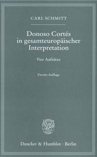 Produktbild: Donoso Cort&eacute;s in gesamteurop&auml;ischer Interpretation.