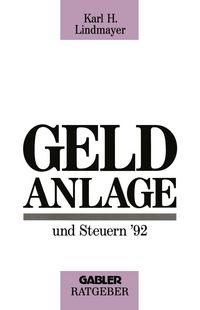 Produktbild: Geldanlage und Steuern '92