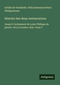 Produktbild: Histoire des deux restaurations