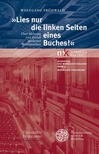 Produktbild: 'Lies nur die linken Seiten eines Buches!'