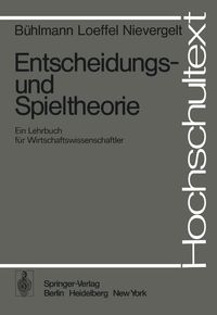 Produktbild: Entscheidungs- und Spieltheorie