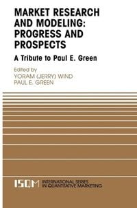 Produktbild: Marketing Research and Modeling: Progress and Prospects