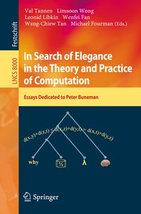 Produktbild: In Search of Elegance in the Theory and Practice of Computation