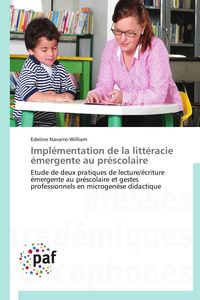 Produktbild: Impl&eacute;mentation de la litt&eacute;racie &eacute;mergente au pr&eacute;scolaire