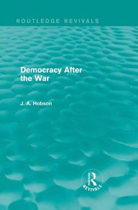 Produktbild: Democracy After The War (Routledge Revivals)