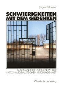 Produktbild: Schwierigkeiten mit dem Gedenken