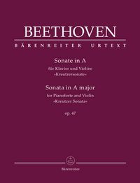 Produktbild: Sonate f&uuml;r Klavier und Violine A-Dur op. 47 "Kreutzersonate", Spielpartitur, Stimmen (2), Urtextausgabe