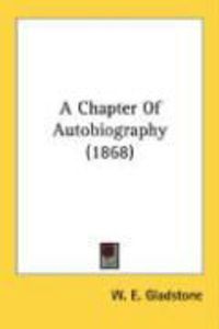 Produktbild: A Chapter of Autobiography (1868)