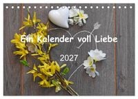 Produktbild: Ein Kalender voll Liebe (Tischkalender 2027 DIN A5 quer), CALVENDO Monatskalender