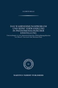 Produktbild: Das Wahrnehmungsproblem und seine Verwandlung in ph&auml;nomenologischer Einstellung