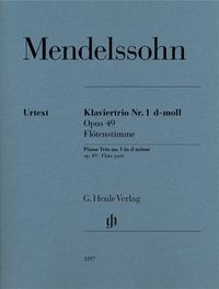 Bild vom Artikel Mendelssohn Bartholdy, Felix - Klaviertrio Nr. 1 d-moll op. 49 vom Autor Felix Mendelssohn Bartholdy