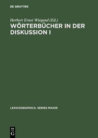 Produktbild: W&ouml;rterb&uuml;cher in der Diskussion I