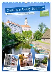 Produktbild: Zeitloses Cesky Krumlov. Zwischen Moldauschleifen und Schlosskulisse (Wandkalender 2027 DIN A3 hoch), CALVENDO Monatskalender