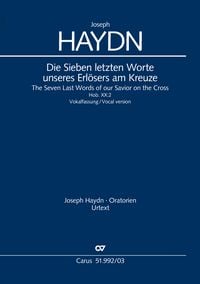 Produktbild: Die Sieben letzten Worte unseres Erl&ouml;sers am Kreuze (Vokalfassung) (Klavierauszug)