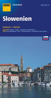 Bild vom Artikel ADAC LänderKarte Slowenien 1 : 200 000 vom Autor 