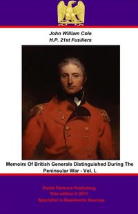 Produktbild: Memoirs of British Generals Distinguished During The Peninsular War. Vol I.