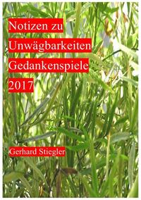 Produktbild: Notizen zu Unw&auml;gbarkeiten