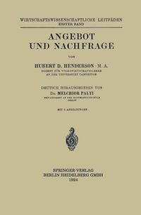 Produktbild: Angebot und Nachfrage