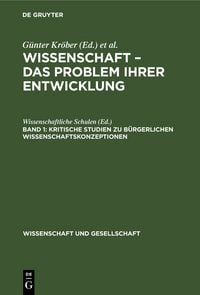 Produktbild: Kritische Studien zu b&uuml;rgerlichen Wissenschaftskonzeptionen