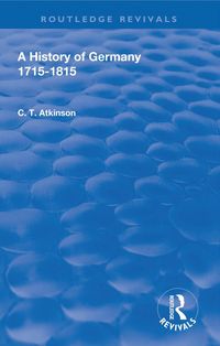 Produktbild: A History of Germany 1715-1815