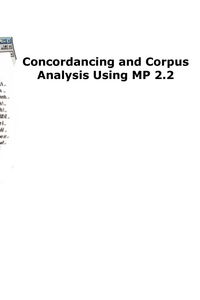 Produktbild: Concordancing and Corpus Analysis Using Mp2.2