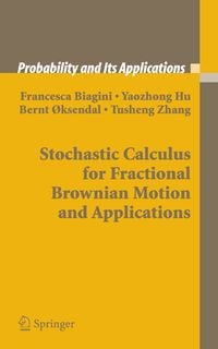 Produktbild: Stochastic Calculus for Fractional Brownian Motion and Applications