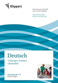 Produktbild: Zeitungen verstehen &brvbar; Konjunktiv