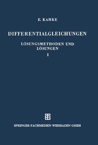 Produktbild: Differentialgleichungen L&ouml;sungsmethoden und L&ouml;sungen