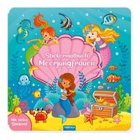 Produktbild: Trötsch Malbuch Stickermalbuch Meerjungfrauen