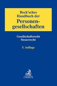 Produktbild: Beck'sches Handbuch der Personengesellschaften