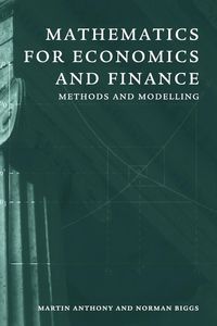 Produktbild: Mathematics for Economics and Finance