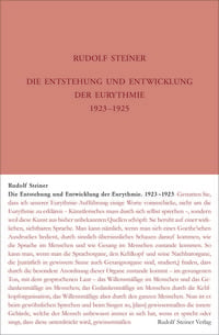 Produktbild: Die Entstehung und Entwicklung der Eurythmie 1923-1925