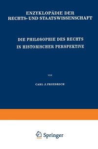 Produktbild: Die Philosophie des Rechts in Historischer Perspektive