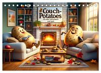 Produktbild: Couch Potatoes: Ein Jahr voll Komfort und Spa&szlig; (Tischkalender 2026 DIN A5 quer), CALVENDO Monatskalender