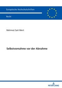 Produktbild: Selbstvornahme vor der Abnahme