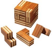 Philos Puzzle Geschenkset I | 4 Unterschiedliche Knobelspiele Aus Holz | Für 1 Spieler Ab 10 Jahren
