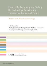 Produktbild: Empirische Forschung zur Bildung f&uuml;r nachhaltige Entwicklung - Themen, Methoden und Trends