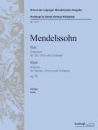 Bild vom Artikel Mendelssohn-Bartholdy, F: Elias vom Autor Felix Mendelssohn Bartholdy