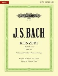 Produktbild: Konzert f&uuml;r Violine, Streicher und Basso continuo a-Moll BWV 1041 / URTEXT