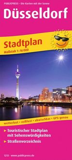 Produktbild: D&uuml;sseldorf. Stadtplan 1:16 000