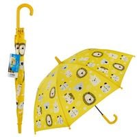 Produktbild: Idena Regenschirm Magic Tiere gelb &Oslash;83x66cm