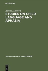 Produktbild: Studies on Child Language and Aphasia