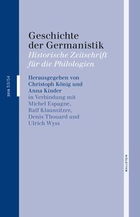 Produktbild: Geschichte der Germanistik