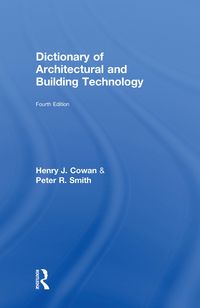 Produktbild: Dictionary of Architectural and Building Technology