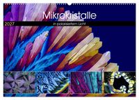Produktbild: Mikrokristalle in polarisiertem Licht (Wandkalender 2027 DIN A2 quer), CALVENDO Monatskalender