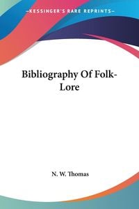 Produktbild: Bibliography Of Folk-Lore