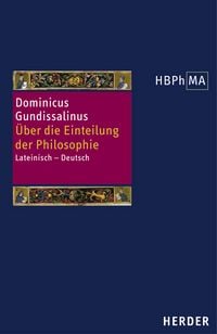 Produktbild: De divisione philosophiae. &Uuml;ber die Einteilung der Philosophie