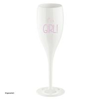 Produktbild: Koziol Sektglas 100 ml mit Druck CHEERS No. 1 IT'S A GIRL