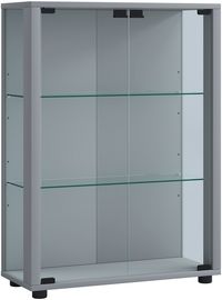 Produktbild: Holz Glas Stand Vitrine Sammelvitrine Sintalo